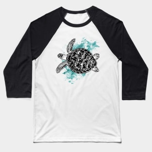 Turtle Splash Baseball T-Shirt